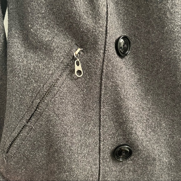 Grey wool coat size 38 EUR - Picture 2 of 7